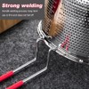 EKDJKK Stainless Steel Deep Frying Basket with Long Handle, Fried