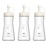 Sunch Craft 3 Pcs Condiment Squeeze Bottle 350ML/11.8OZ Ketchup Salad