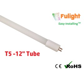 Fulight 12-30V DC-LED F4T5 Tube Light-T5 6" Inch - 2W Daylight 6000K for RV