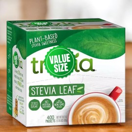 Stevia Sweetener Packets – Zero Calorie, Plant-Based Sugar Substitute, Keto-Friendly, 400-Count