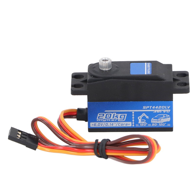 20KG RC Digital Servo with Arm Blue Metal Gear Accurate