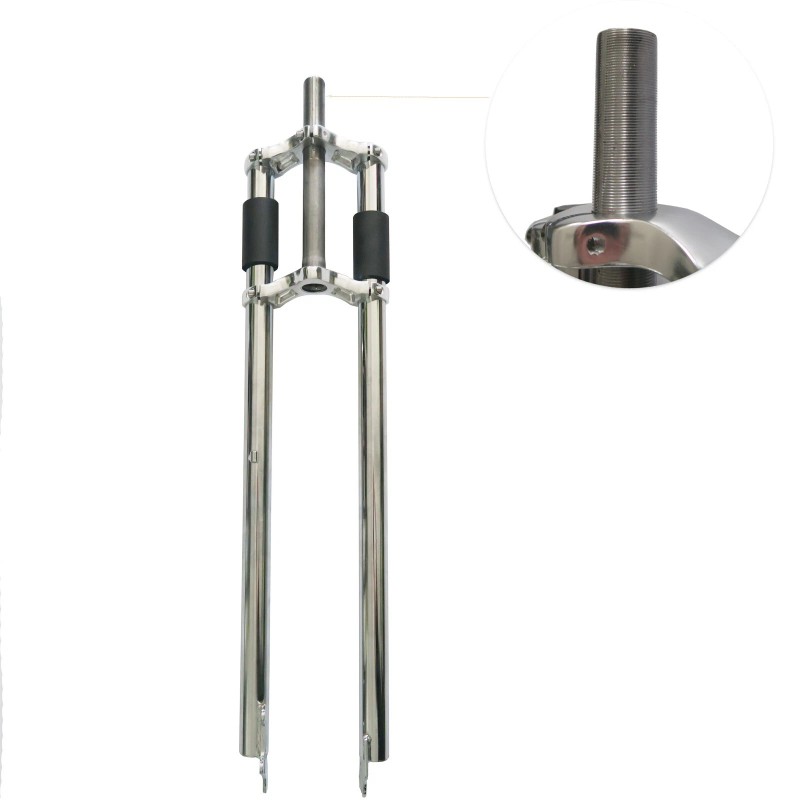 DONSP1986 26" Bicycle Fork, 1" Threaded (NON)Suspensio - 12G 48S