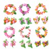 Juego De Guirnaldas Hawaianas De 18 Piezas Con Decoración Ha