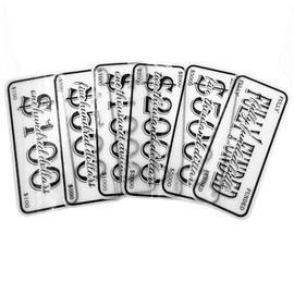 6 Laminated Cash Placeholder - Money Holder - Cash Envelope Place holder - 100, 500, 1000, 2000, 5000 and Fully Funded as seen on Pinterest