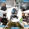 Stroller Rain Cover,Universal Stroller Accessory,Waterproof,Windproof Protection,Protect from Dust Snow,Baby Travel