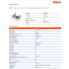 Blum 33B355AF22 Compact Face Fix Hinge 107° with Spring and