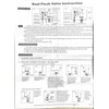 T Tulead Toilet Push Button Valve Replacement Flush Toilet Dual