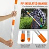 VEVOR Manual Pole Saw,4.6-9.8 ft Extendable Tree Pruner, Sharp Steel