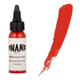 Dynamic - Ink Tinta Color Tattoo Profesional 1oz Tatuaje Pro - 1oz | ROJO - Top Quality