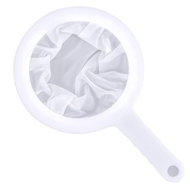 1 x Filter Strainer 400 Mesh Nylon Sieve with Handle, Strainer Filter, Nylon Sieve with Handle, with Edge and Comfortable Non-Slip Handles, for Filtering Juice, Milk, Coffee, Wine