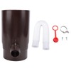 Depisuta Downspout Diverter, 10cm Round Downspout Rainwater Collection System Diverter