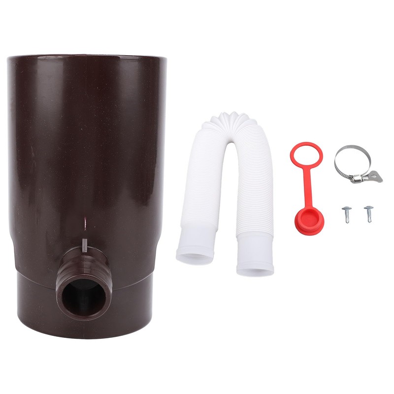 Depisuta Downspout Diverter, 10cm Round Downspout Rainwater Collection System Diverter