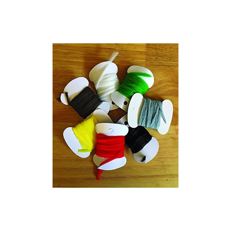 Poly Yarn for Fly Tying or Tying Flies (White)