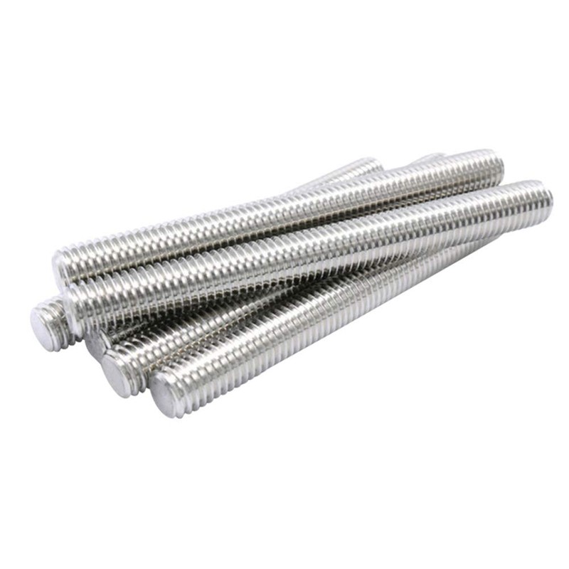 Quickun 304 Stainless Steel Fully Thread Rod, M8-1.25 Thread Pitch,