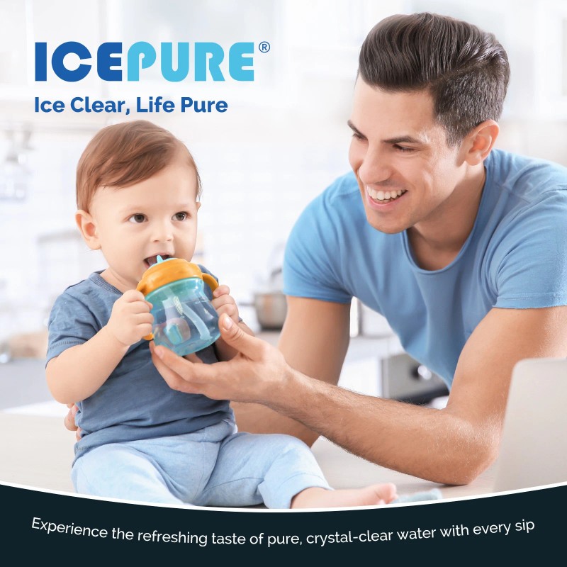 IcePure RWF0500A Refrigerator Water Filter Fit For 4396508 4396510 nlc240v