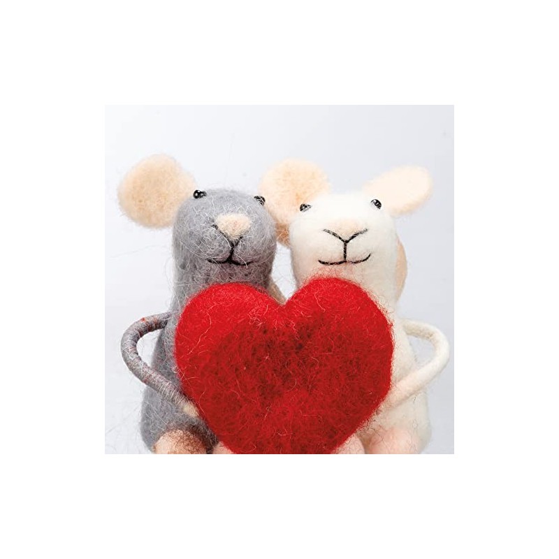 Primitives by Kathy Mouse Couple Decorative Critter