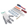 12Pcs Chainsaw Sharpener File Chain Saw Teeth Sharpening Tool Set