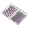 126 Cluster Lashes 10‑14mm Fluffy D Curl Individual Lashes for