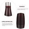DOITOOL 3pcs Wooden File Handle with Metal Collars for Garage