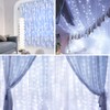 LITYBY Curtain Fairy Lights, 3m×3m 300LED Fairy Lights for Bedroom,