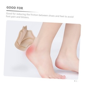 Baluue 8pairs Shoe Grip Heel Pads Professional Heel Stickers Comfortable Replaceable for Foot Protection