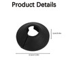 Radiator Pipe Covers, 4 Pcs Black Plastic Radiator Pipe Collars