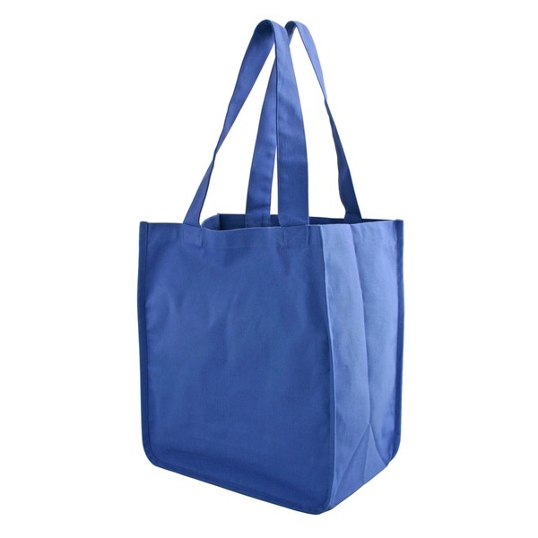 Simple Ecology Organic Cotton Deluxe Reusable Grocery Shopping Bag with
