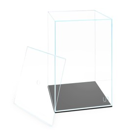 Ultum Nature Systems Prism Rimless Aquarium - Low Iron Glass Aquarium, Cube Aquarium with Mitered Lid, Tall Fish Tank, Multi-Purpose Vertical Fish Tank, Nano Tank for Home & Office - UNS Prism, 30TM