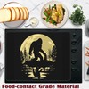 Stove Top Cover Glass Cooktop Heat Resistant Cover,Big Foot Forest