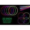 Crown Display 100 Count 22 inch. Glow Necklaces - Long