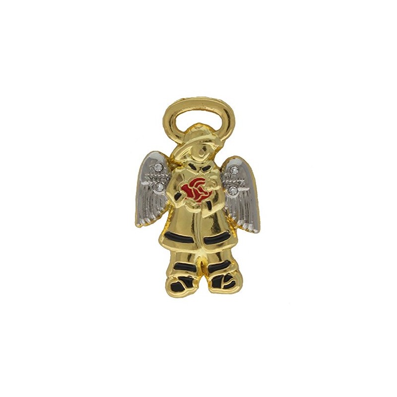 Firefighter Guardian Angel Pin (1) Fireman Wife Pin Gold