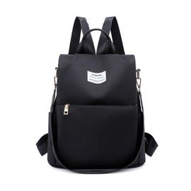 FANDARE Women Backpack Anti-Theft Handbag Girls School Shoulder Bag Casual Daypacks Lightweight Rucksack for Outdoor Travel School Campus Shopping Waterproof Nylon Black