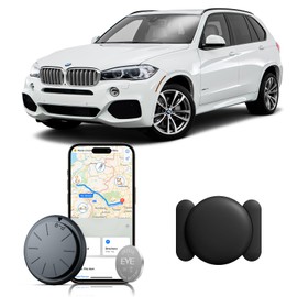 ZFSJTAG Car GPS Tracking Device for Vehicles, 1PCS Real Time GPS Tracker for Car Work with Find My (iOS Only),Hidden Mini GPS Tracker,No Monthly Fee (Black Tracker, Black Magnetic Case)