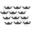 VHEUHZ 6pcs/set car headlight headlight frame clip fastening clip closure
