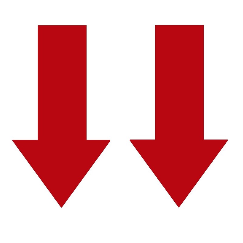 2x Tow Hooks Arrow High Gloss Red Suitable for Rally