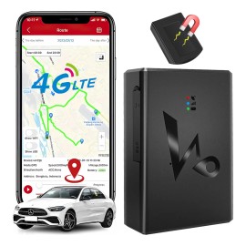 Mini Gps Tracker Auto Tiempo Real 6000mah 2g  4g Con Imn,Batera De Larga Duracin, Y Incluye 3 Meses De Historial De Viajes, Geocercado Y Alertas De...