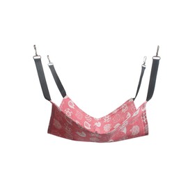 BLOOPIC Cat Hammock, Cat Hammock, For Cages, Thin, Perfect for Spring and Summer, Washable, Pets, Playground, Breathable, Sun-soaking, Cat Paw Pattern, Checkered Pattern, Load Capacity 22.0 lbs (10 kg