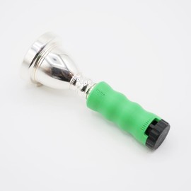 Tuba Mouthpiece, For Practice, Brass Buzz Trainer, 2025, Buzzing, Practice Equipment, Warm-Up, Brass Instrument, BRASS DESIGN (Color: Green Green)