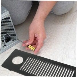 COHEALI 4pcs Ventilation Grille Covers Stylish Air Vents for Computer Host Furniture Heat Dissipation for Cabinets Shoe Closets Wardrobes Durable Design Odor Functionality