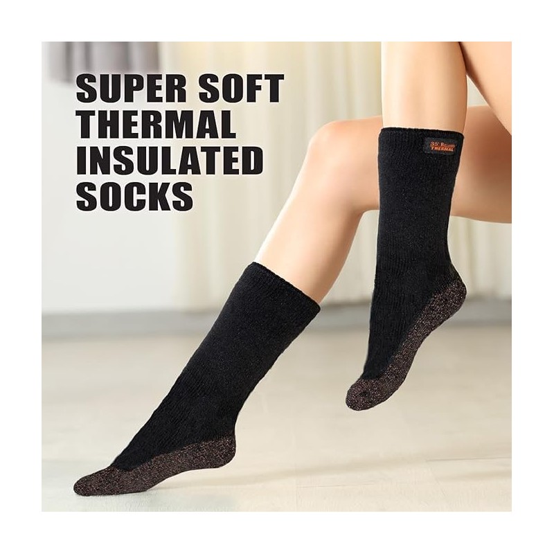 35° BELOW Thermal Insulated Socks for Men and Women, Designed