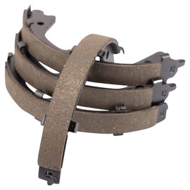 TRQ Rear Parking Brake Shoe Set Compatible with 2006-2008 INFINITI FX35 FX45 2018-2023 Q50 2018-2022 Q60 2020-2023 Nissan GT-R 2003-2007 Murano 2004-2007 Quest