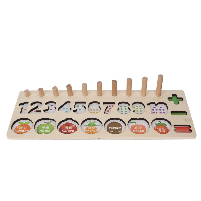 Counting Shape Stacker Improve Cognitive Ability Smoother Edge Bright Colors