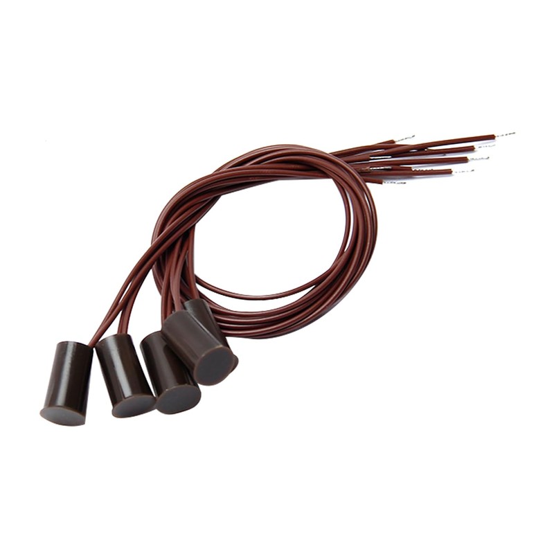 Fielect 5pcs N.C. Recessed Wired Security Window Door Contact Sensor