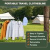 Vigorport Retractable Travel Clothesline, Heavy Duty Pulley Clothes Line