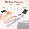 sourcing map 2 Pcs Smooth Leather Wristlet Strap, Prevent Drop