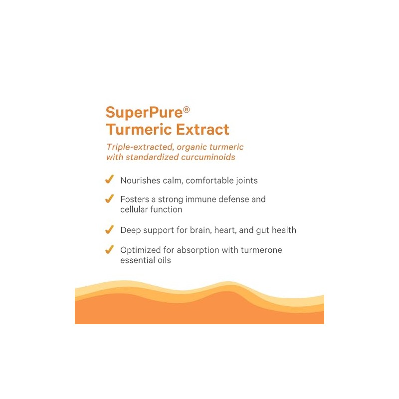 Pure Synergy USDA Extracto orgánico de cúrcuma superpuro (60 cápsulas)