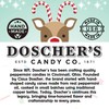 Doscher's Gourmet Hand Crafted Peppermint Candy Canes 5ct Box