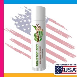 Tubos de bálsamo labial de cera de abeja con sabor personalizado con logotipo a todo color para eventos, fiestas y regalos corporativos (miel, 100 unidades)