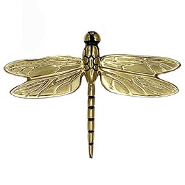 Michael Healy Dragonfly Door Knocker - Brass (Standard Size)