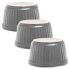 KADAX Soufflé Moulds Set, 3 Pieces, Diameter 9 cm, Crème